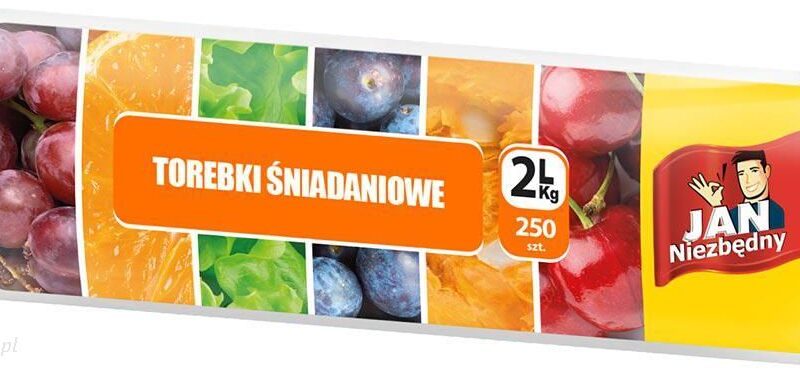 Jan Niezbędny Torebki Śniadaniowe 2L 250 Sztuk