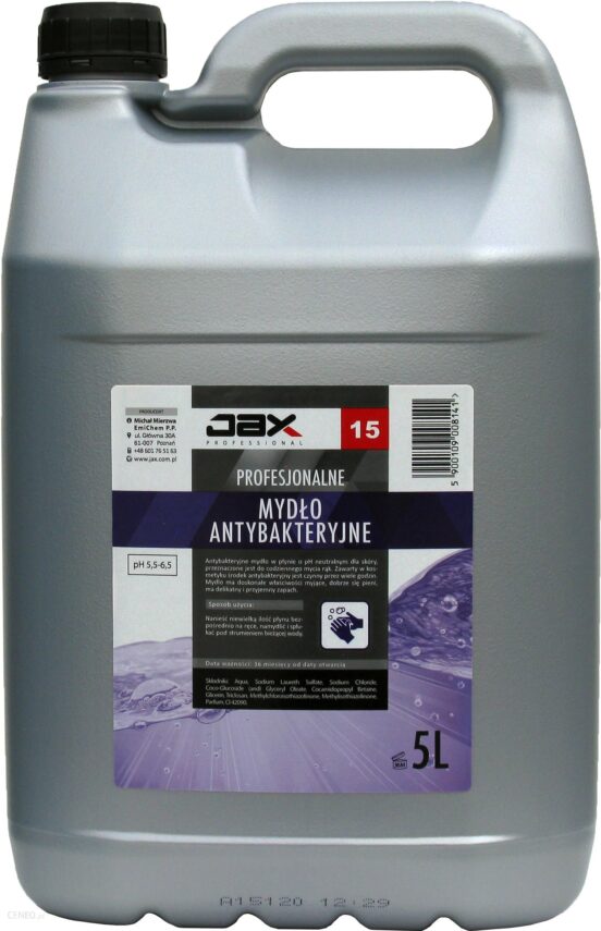 Jax Professional Mydło Antybakteryjne W Płynie 15 5 L