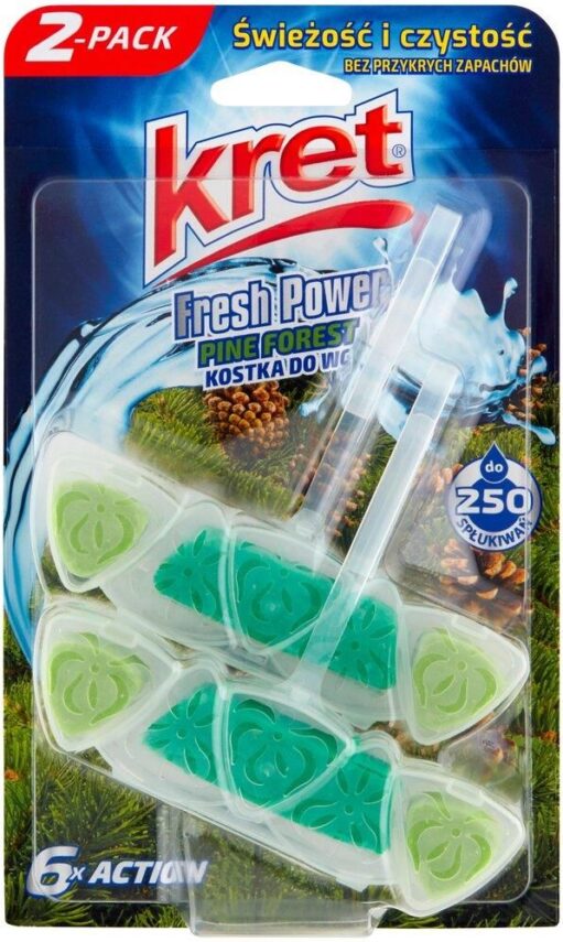 Kret Fresh Power Koszyk do WC Pine Forest 2 x 40 g