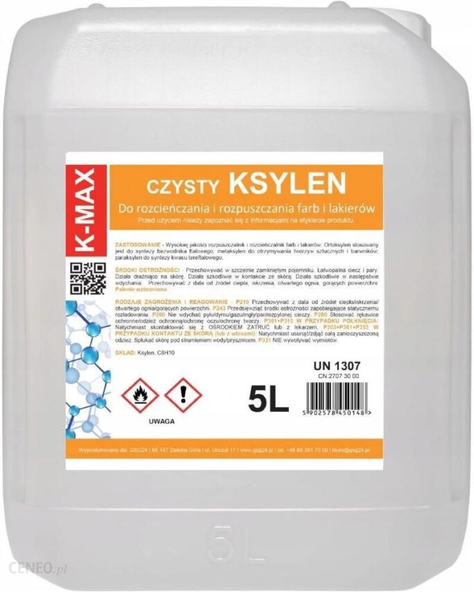 Ksylen Rozpuszczalnik Rozcieńczalnik Organiczny