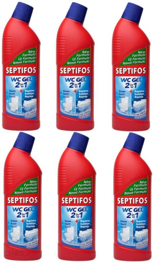 Lemapol Septifos Żel Wc 2W1 Do Toalet 6 Szt. (Zestawswc6S)