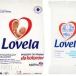 Lovela 1,625Kg Kolor Proszek Do Prania Dla Dzieci 11 Prań + Lovela 40Szt Hipoalergiczne Chusteczki Do Czyszczenia Powierzchni