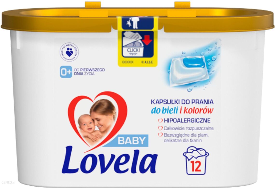 Lovela Kapsułki Do Prania Do Bieli I Kolorów 12 Szt