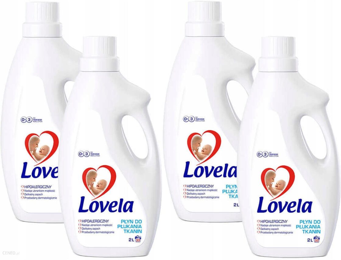 Lovela Płyn do Płukania dla Dzieci 4x2L