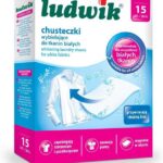 Ludwik Chusteczki wybielające do białych tkanin 15 szt.