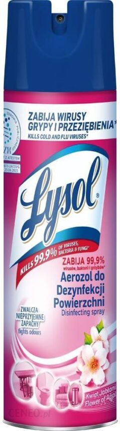 Lysol Preparat Do Dezynfekcji Powierzchni 400Ml Kwiat Jabłoni