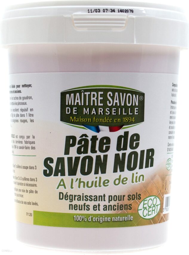 Maitre Savon De Marseille 1894 Mydło Marsylskie Naturalna Pasta Do Podłóg 1Kg