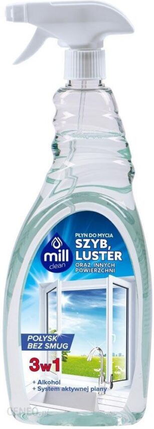Mill Clean Płyn Do Mycia Szyb Luster Oraz Innych Powierzchni 3W1 1L