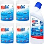NeoBac Aktywator 4x600g + Bio Żel WC 750ml