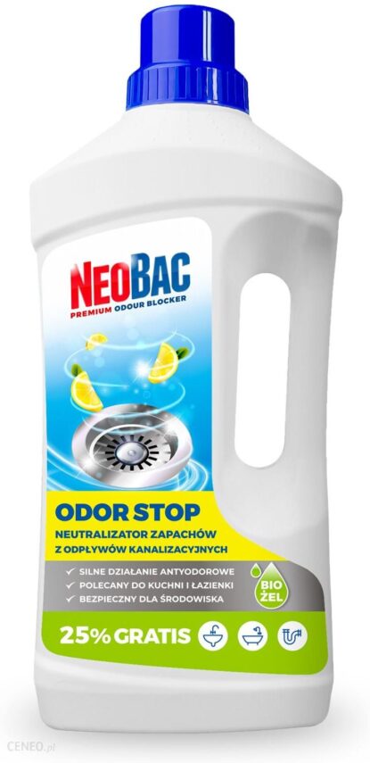 Neobac Odor Stop Neutralizator Zapachów W Odpływach 1L