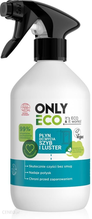 Onlyeco Płyn do mycia szyb i luster 500 ml