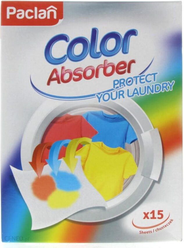 Paclan Color Absorber Ściereczka Do Prania 15 Szt