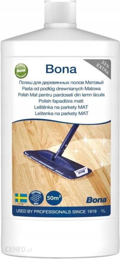Pasta do podłóg drewnianych 1 l mat Bona