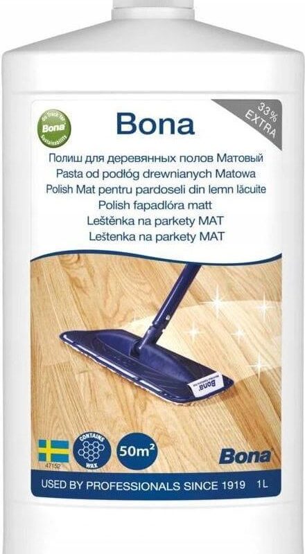 Pasta do podłóg drewnianych 1 l mat Bona