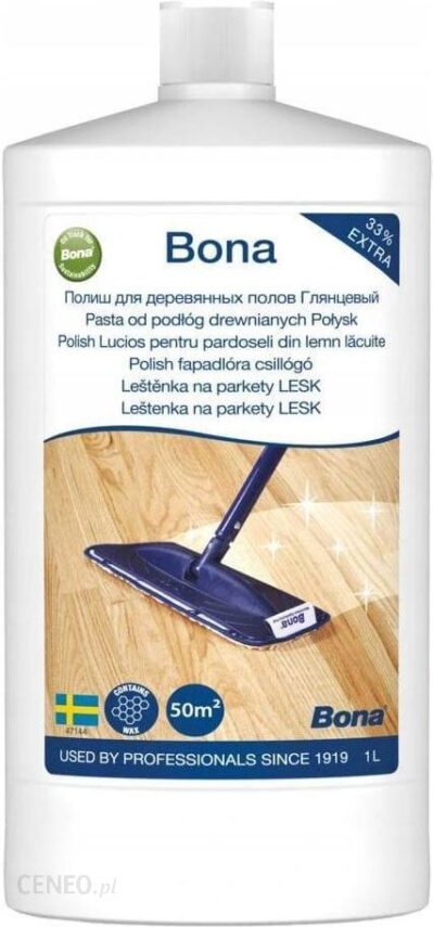 Pasta do podłóg drewnianych 1 l połysk Bona