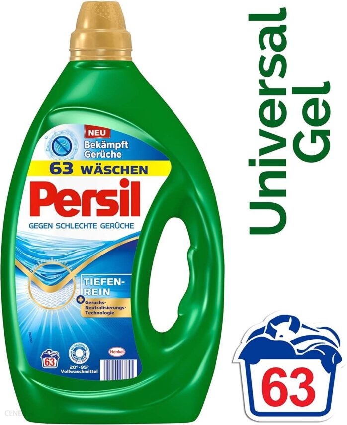 Persil Gel Żel do Prania przeciw nieprzyjemnym zapachom sportowym 63 prania