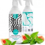 Płyn do Szyb Lśniące Szyby i Lustra Różowy Grejpfrut, Mięta 500 ml Klareko