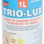 Polski Trio Lux 1L Zewnątrz – Preparat Na Wykwity Wapienne I Pozostałości Po Cemencie