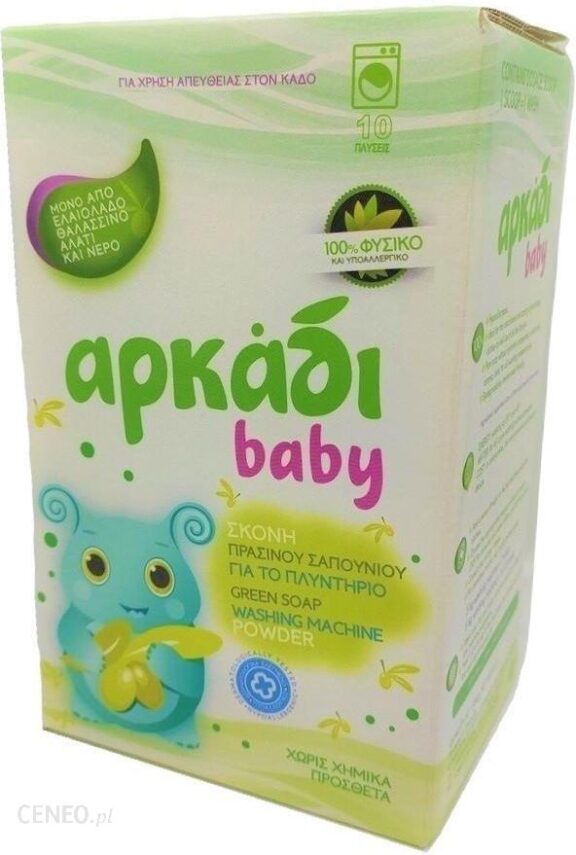 Proszek Do Prania Z Zielonego Mydła 0,5 Kg Arkadi Baby