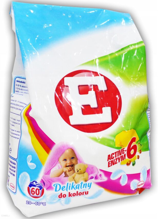 Proszek E do koloru Delikatny 3,9kg = 60prań