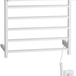 Sapho ELZOR Elektryczna suszarka na ręczniki 500x470mm 60W biały mat (EB500)