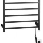 Sapho ELZOR Elektryczna suszarka na ręczniki 500x470mm 60W czarny mat (EB510)