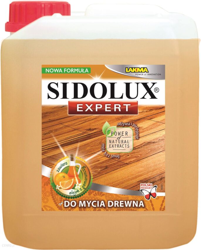 Sidolux Expert Środek Do Mycia Paneli I Drewna 5 L