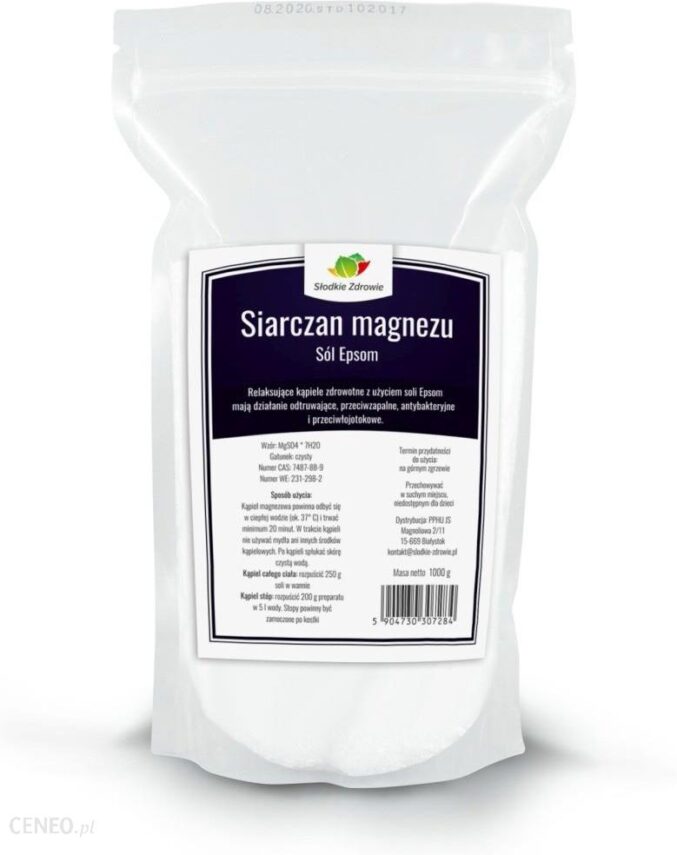 Słodkie Zdrowie Siarczan Magnezu Sól Epsom 5Kg