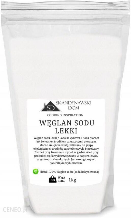 Soda Kalcynowana Węglan Sodu lekki 1kg