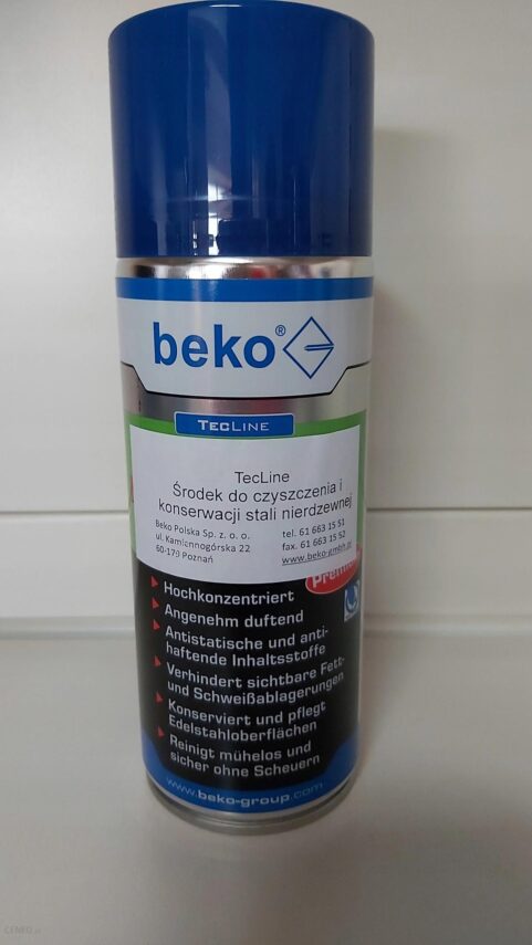 Środek do czyszczenia stali nierdzewnej Beko 400ml