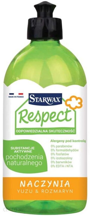 Starwax Środek Czyszczący Respect Naczynia Yuzu&Rozmaryn 500Ml (6706709)