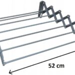 Suszarka Harmonijkowa Rozciągana Szerokość 50 cm