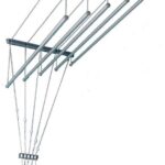 Suszarka Sufitowa Biała Familia 5 prętowa 5x180cm