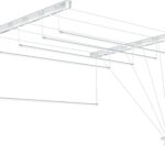 Suszarka Sufitowa Na Pranie 5 Prętów 43 x 100 CM