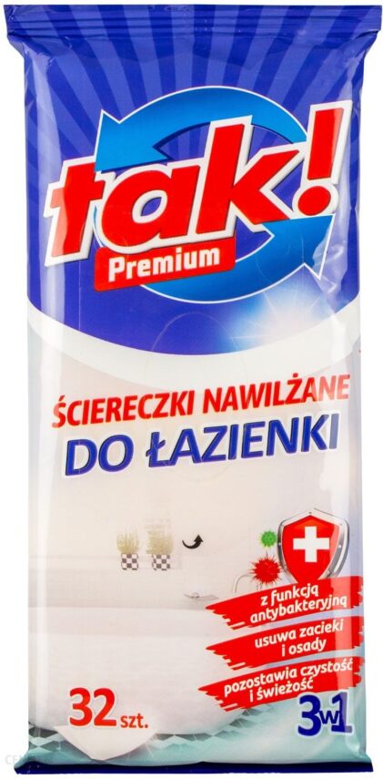 Tak Ściereczki Nawilżane 32 Łazienka