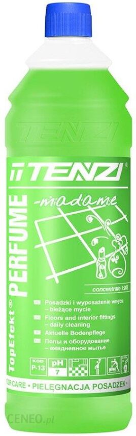 Tenzi Płyn Do Pielęgnacji Posadzek Topefekt Perfume 1L Madame Zielony