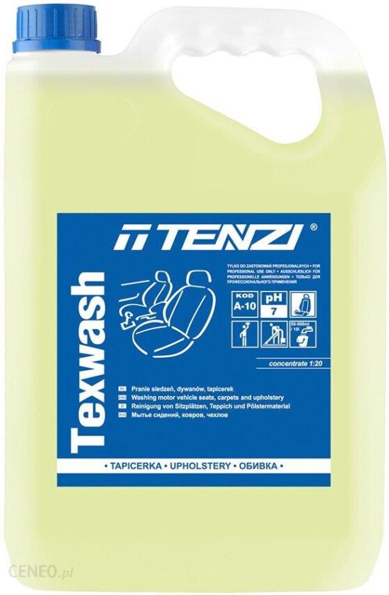 Tenzi Środek Do Prania Siedzeń Dywaników I Tapicerki Textil Wash Gt 5L