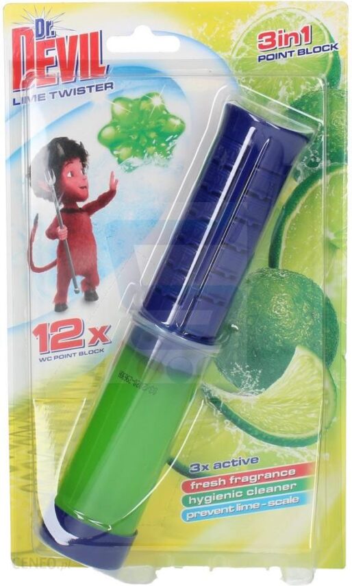 Tomil Dr. Devil Żelowy Krążek Do Wc Lime Twister 12 Szt