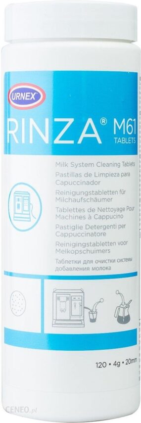 Urnex Rinza Tablets – Tabletki do czyszczenia spieniacza – 120 sztuk