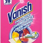 Vanish Color Protect Chusteczki Zapobiegające Farbowaniu 10 Szt