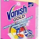 Vanish Gold Color Protect Chusteczki Zapobiegające Farbowaniu 16 Prań 8 Sztuk