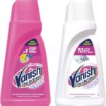 Vanish Oxi Action płynny odplamiacz do tkanin białych White + Płynny odplamiacz tkanin kolorowych Pink Zestaw 2 x 1000 ml