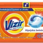 Vizir All in 1 Alpine Kapsułki do prania białych i kolorowych tkanin 36szt.