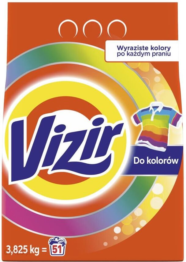 Vizir Proszek Do Prania Kolorowych Tkanin -Vizir 3.825 Kg, 51 Prań