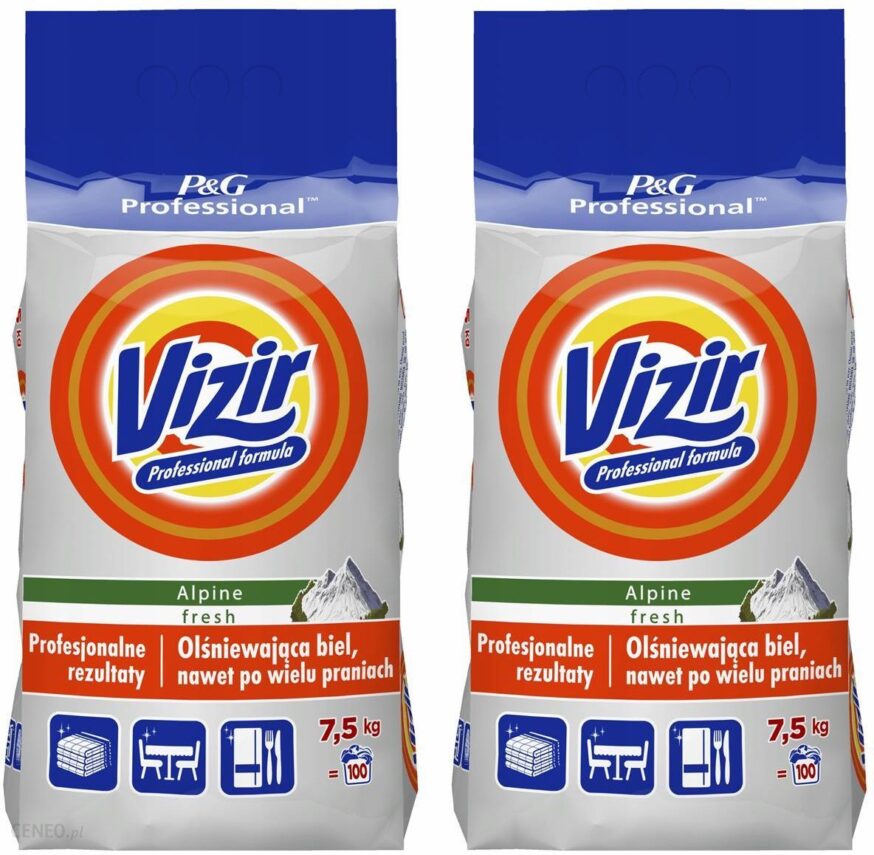 Vizir Zestaw – 2 x Vizir Proszek do prania Regular