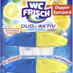 Wc Frisch Duo Aktiv Śródziemnomorska Cytryna Środek Do Czyszczenia Toalet Opakowanie Uzupełniające 2 Szt (301022)