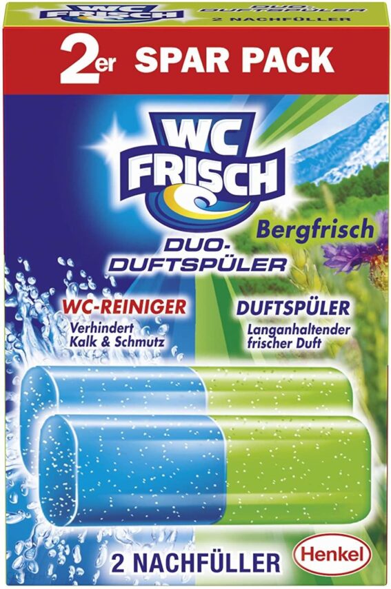 Wc Frisch Kostka Zapachowa Do Wc Opakowanie Uzupełniające 2 Szt (301020)