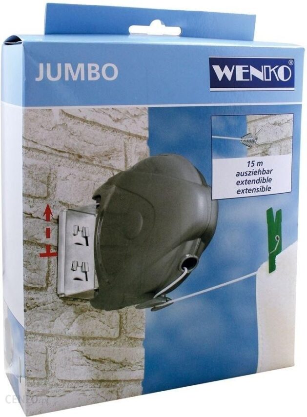 Wenko Zwijany Sznurek Na Prania Jumbo 15 M