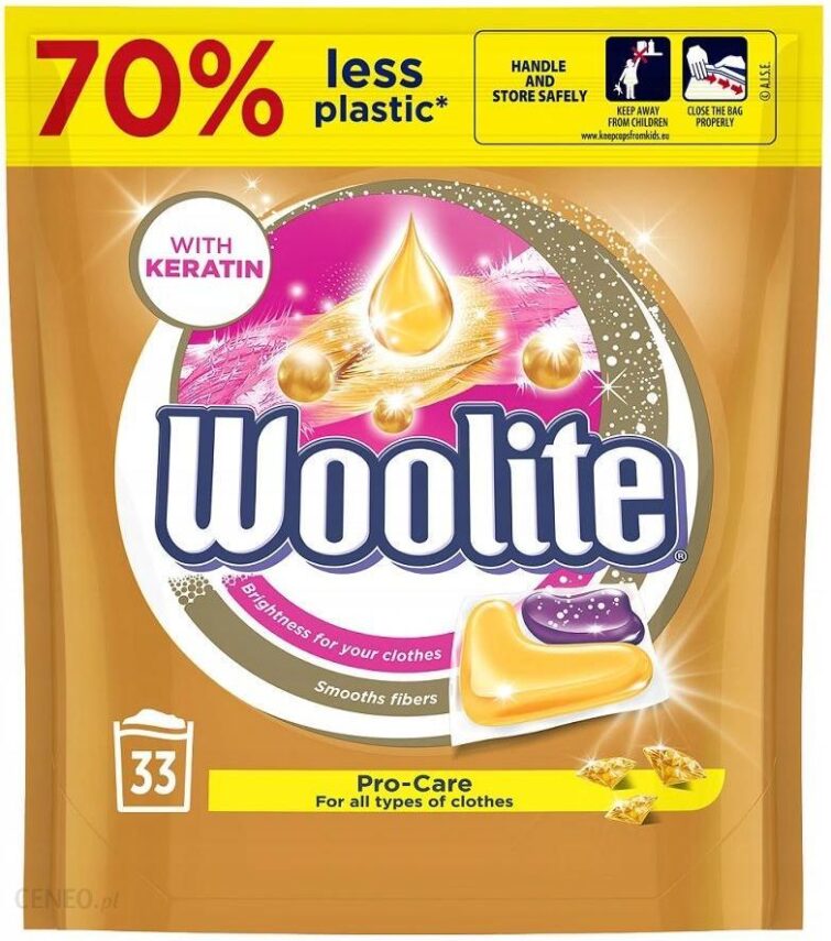 Woolite Pro-Care Keratyna Kapsułki Do Prania 33Szt
