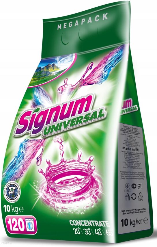 Wydajny Proszek Do Prania Signum Univer 10KG 120PR